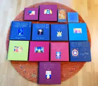 Preparing to bring all books and albums about the paintings to Murcia, Southern Spain, May 2024