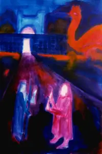 Way of the Cross, in 14 + 1 Tables, Table 4: Peter Betrays Jesus