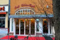 Preparation of the Exposition at the Café Bilderbuch, Berlin, Germany