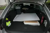 Packing the car to bring the albums and physical paintings to Murcia, Southern Spain, May 2024