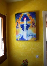 Aquarius-Painting in the House of Friends