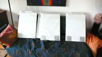 Unpacking the first prints, 18 December 2012