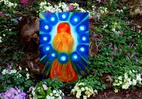 A painting in the garden, 14 April 2013
