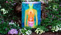 A painting in the garden, 14 April 2013