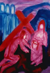 Way of the Cross, in 14 + 1 Tables, Table 9: Veronica's Veil