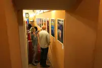 Preparation of the Exposition at the Café Bilderbuch, Berlin, Germany