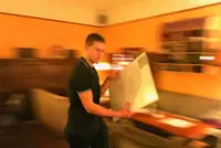 Preparation of the Exposition at the Café Bilderbuch, Berlin, Germany