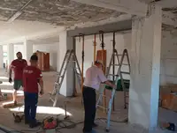 Work in progress for "The Gallery of Synthesis" near Murcia, Southern Spain, September 2024